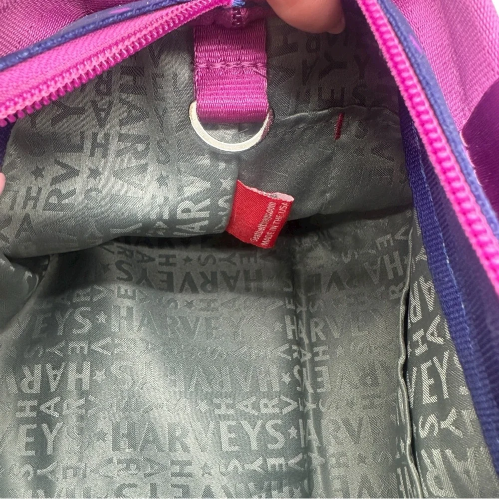 Harveys Seatbelt Bag Carriage Ring Tote in Magenta Dot RARE - Picture 10 of 13